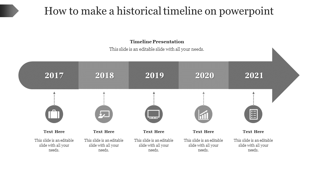 Free - How To Make A Historical Timeline On PowerPoint Presentation